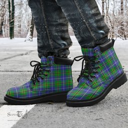 ScotsTee Shop Scottish Turnbull Hunting Clan Tartan All Season Boots