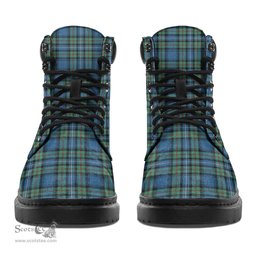 ScotsTee Shop Scottish Robertson Hunting Ancient Clan Crest Tartan All Season Boots