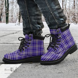 ScotsTee Shop Scottish Ochterlony Clan Tartan All Season Boots