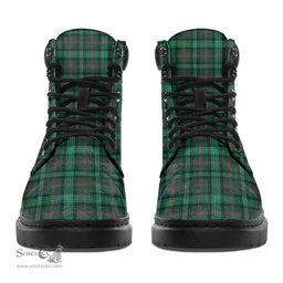 ScotsTee Shop Scottish Ross Hunting Modern Clan Crest Tartan All Season Boots