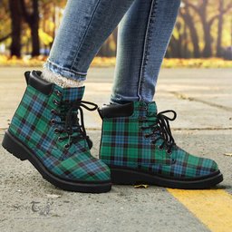 ScotsTee Shop Scottish Stewart Old Ancient Clan Tartan All Season Boots