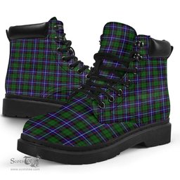 ScotsTee Shop Scottish Russell Modern Clan Tartan All Season Boots