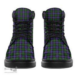 ScotsTee Shop Scottish Russell Modern Clan Tartan All Season Boots