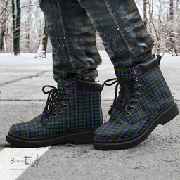 ScotsTee Shop Scottish Russell Modern Clan Tartan All Season Boots