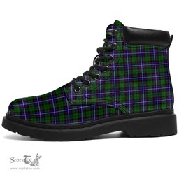ScotsTee Shop Scottish Russell Modern Clan Tartan All Season Boots