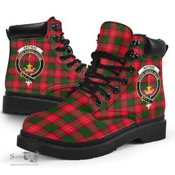 ScotsTee Shop Scottish Rattray Modern Clan Crest Tartan All Season Boots