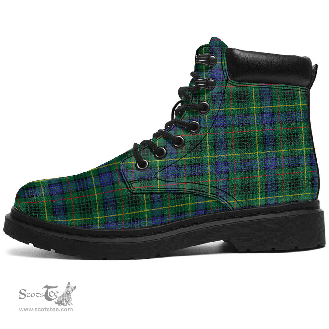 ScotsTee Shop Scottish Stewart Hunting Modern Clan Tartan All Season Boots