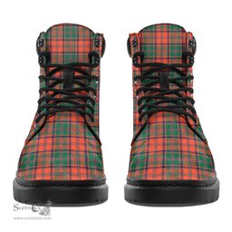ScotsTee Shop Scottish Stewart of Appin Ancient Clan Tartan All Season Boots