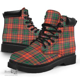 ScotsTee Shop Scottish Stewart of Appin Ancient Clan Tartan All Season Boots