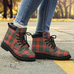 ScotsTee Shop Scottish Stewart of Appin Ancient Clan Tartan All Season Boots