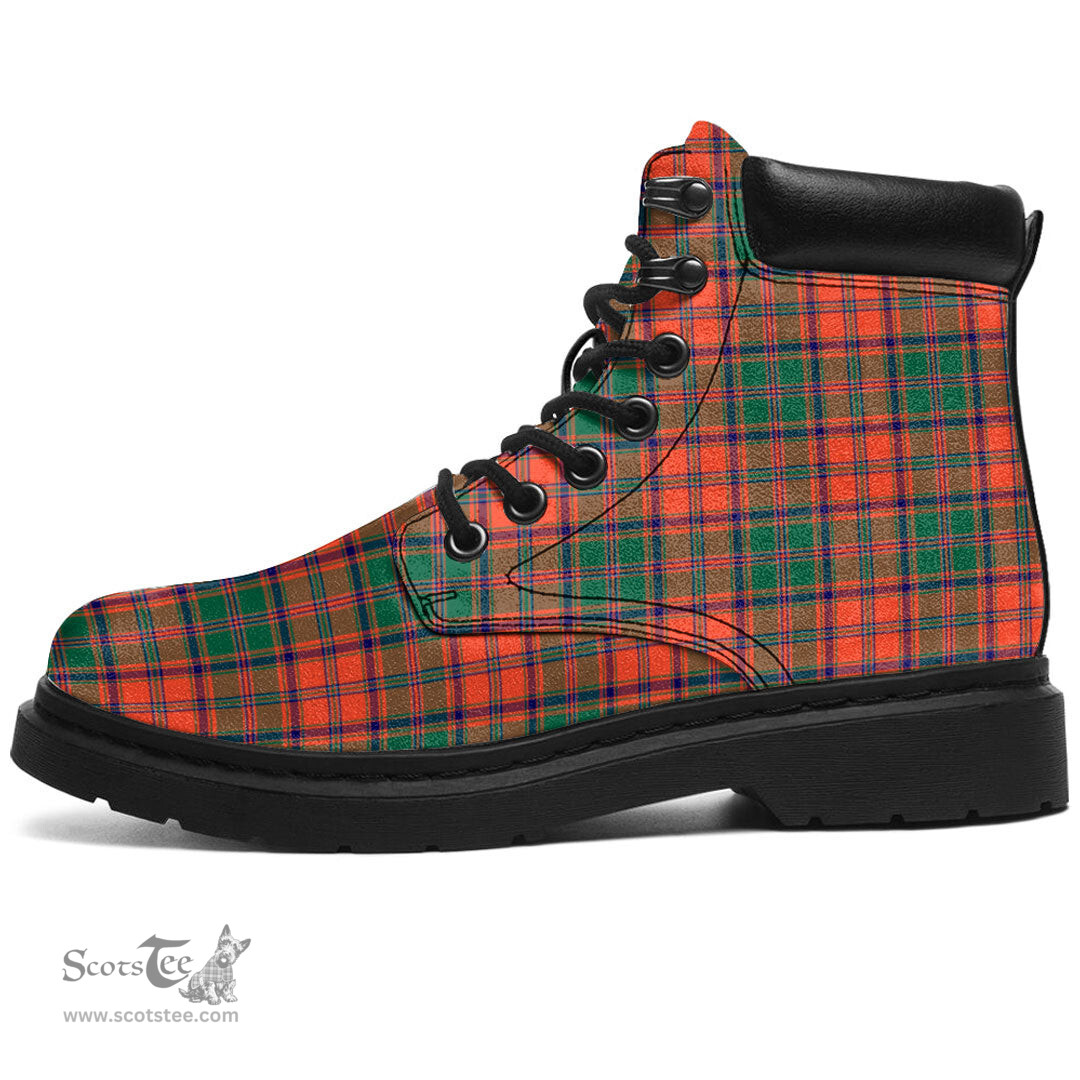 ScotsTee Shop Scottish Stewart of Appin Ancient Clan Tartan All Season Boots