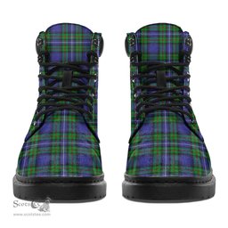ScotsTee Shop Scottish Robertson Hunting Modern Clan Crest Tartan All Season Boots