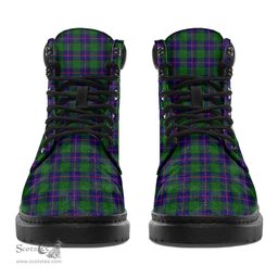 ScotsTee Shop Scottish Shaw Modern Clan Crest Tartan All Season Boots