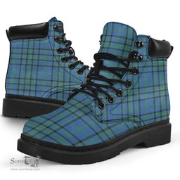 ScotsTee Shop Scottish Matheson Hunting Ancient Clan Tartan All Season Boots