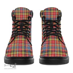 ScotsTee Shop Scottish Ogilvie of Airlie Ancient Clan Tartan All Season Boots