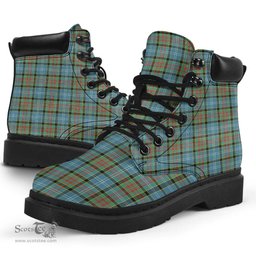 ScotsTee Shop Scottish Paisley District Clan Tartan All Season Boots