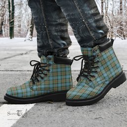 ScotsTee Shop Scottish Paisley District Clan Tartan All Season Boots