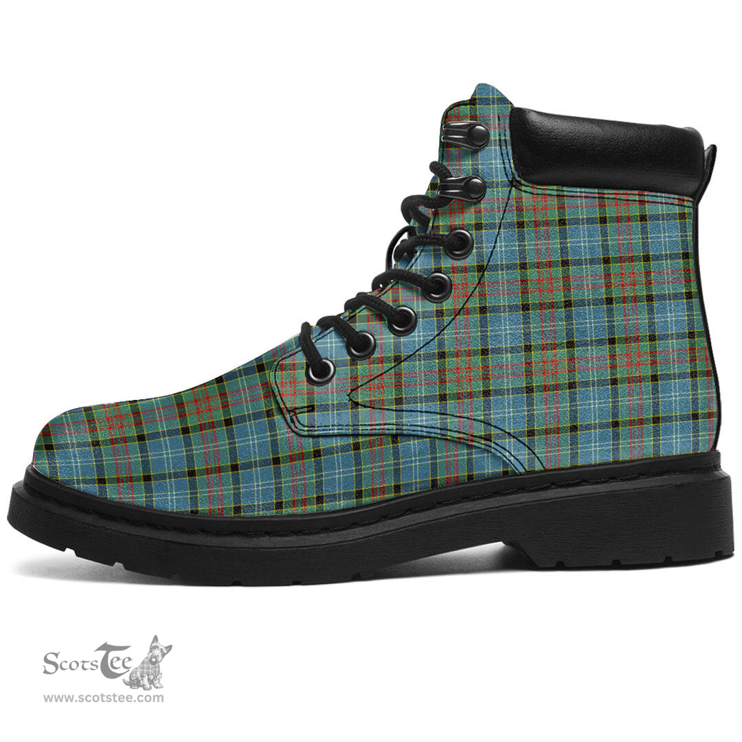 ScotsTee Shop Scottish Paisley District Clan Tartan All Season Boots