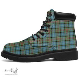 ScotsTee Shop Scottish Paisley District Clan Tartan All Season Boots