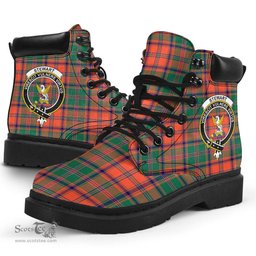 ScotsTee Shop Scottish Stewart of Appin Ancient Clan Crest Tartan All Season Boots