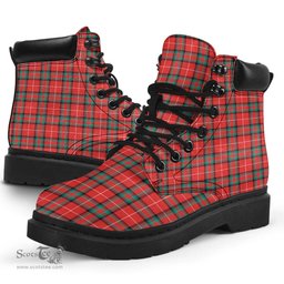 ScotsTee Shop Scottish Stuart of Bute Clan Tartan All Season Boots
