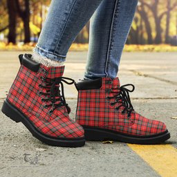 ScotsTee Shop Scottish Stuart of Bute Clan Tartan All Season Boots
