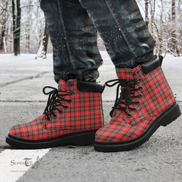 ScotsTee Shop Scottish Stuart of Bute Clan Tartan All Season Boots
