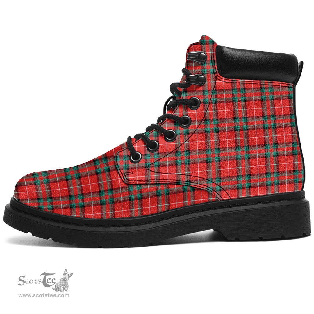 ScotsTee Shop Scottish Stuart of Bute Clan Tartan All Season Boots
