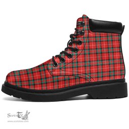 ScotsTee Shop Scottish Stuart of Bute Clan Tartan All Season Boots