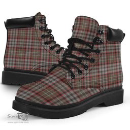 ScotsTee Shop Scottish Nicolson Hunting Weathered Clan Tartan All Season Boots