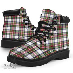 ScotsTee Shop Scottish Stewart Dress Modern Clan Tartan All Season Boots