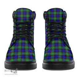 ScotsTee Shop Scottish Sempill Modern Clan Tartan All Season Boots