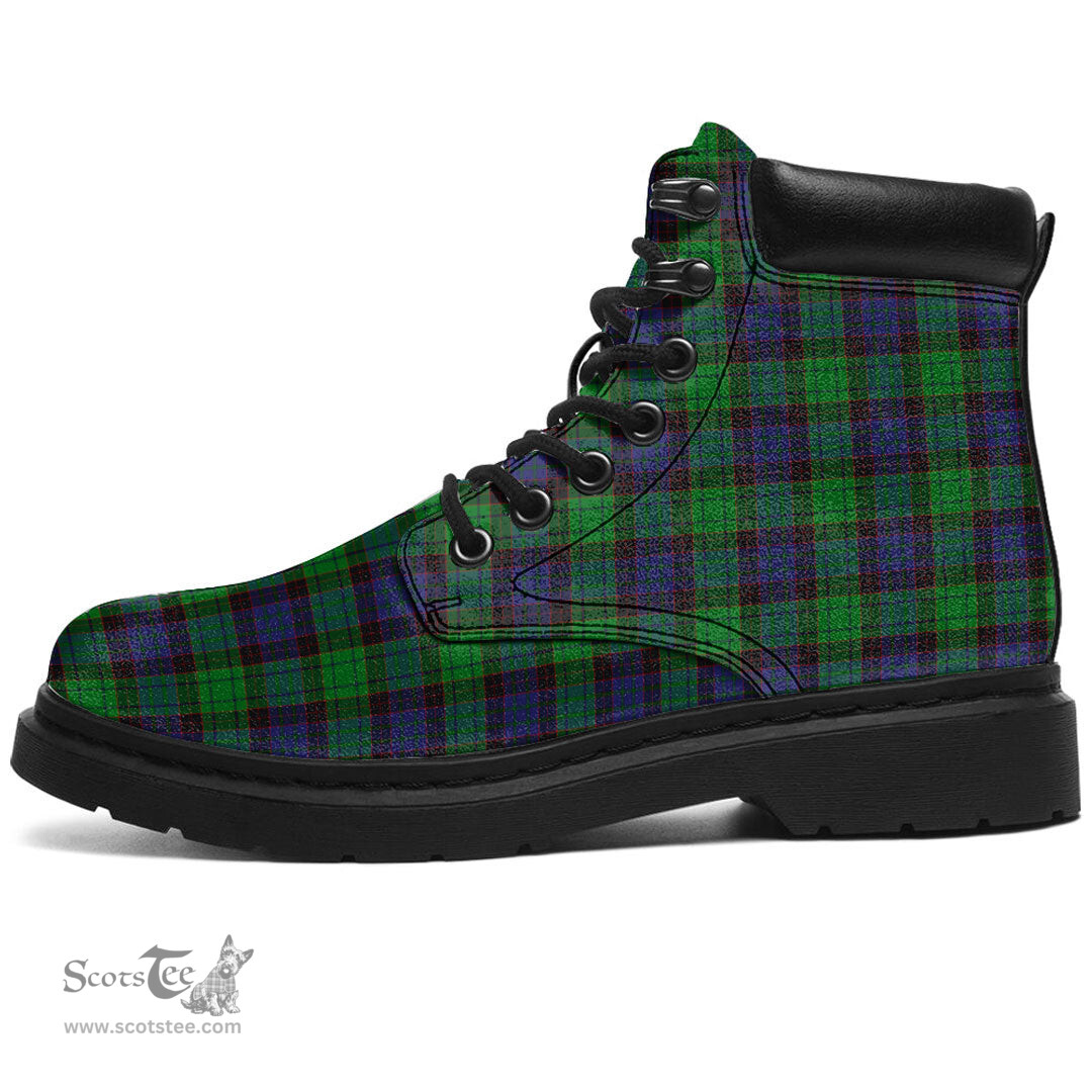 ScotsTee Shop Scottish Stewart Old Modern Clan Tartan All Season Boots