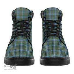 ScotsTee Shop Scottish Ogilvie Hunting Ancient Clan Tartan All Season Boots