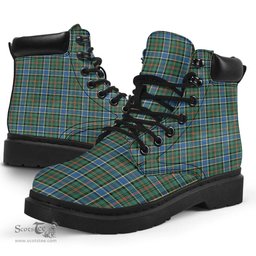 ScotsTee Shop Scottish Ogilvie Hunting Ancient Clan Tartan All Season Boots