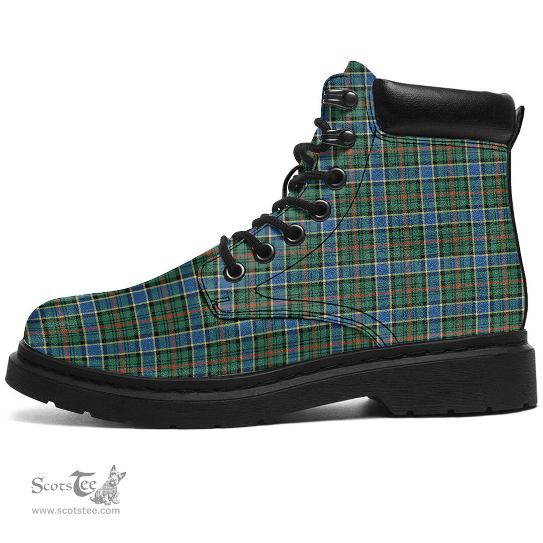 ScotsTee Shop Scottish Ogilvie Hunting Ancient Clan Tartan All Season Boots