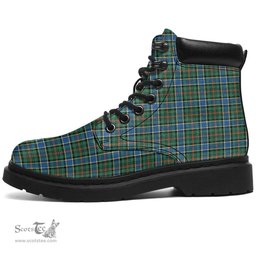 ScotsTee Shop Scottish Ogilvie Hunting Ancient Clan Tartan All Season Boots
