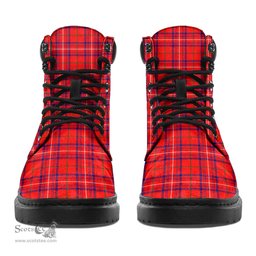 ScotsTee Shop Scottish Rose Modern Clan Crest Tartan All Season Boots