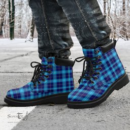 ScotsTee Shop Scottish MacSporran Ancient Clan Tartan All Season Boots