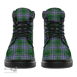 ScotsTee Shop Scottish Wishart Hunting Modern Clan Crest Tartan All Season Boots