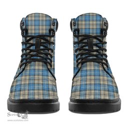 ScotsTee Shop Scottish Napier Ancient Clan Crest Tartan All Season Boots