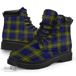 ScotsTee Shop Scottish More Muir Clan Tartan All Season Boots