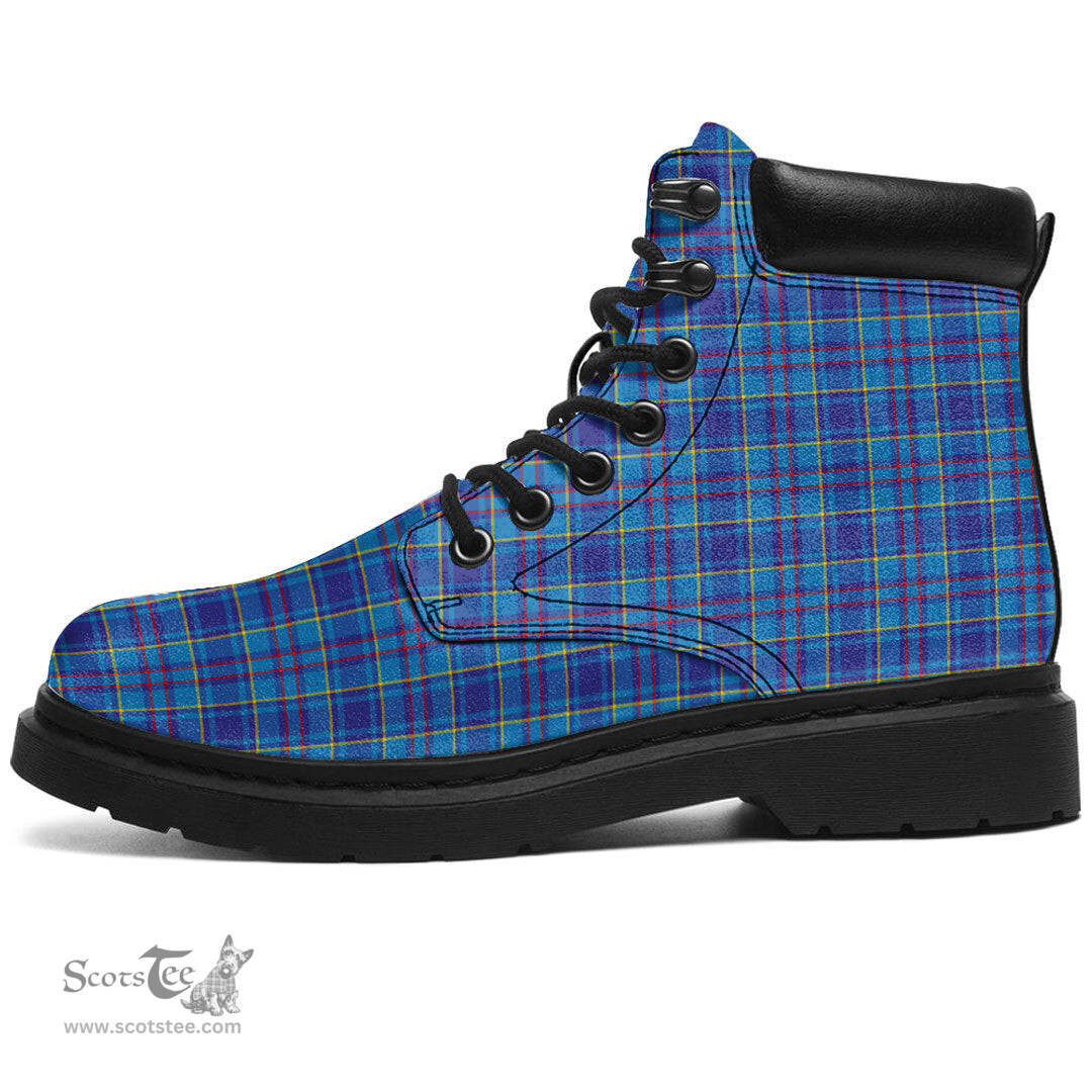 ScotsTee Shop Scottish Mercer Modern Clan Tartan All Season Boots