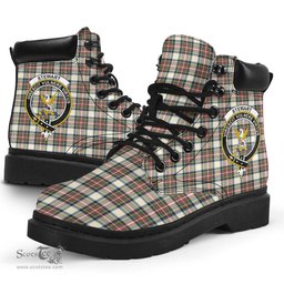 ScotsTee Shop Scottish Stewart Dress Ancient Clan Crest Tartan All Season Boots