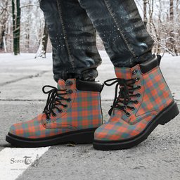 ScotsTee Shop Scottish Robertson Ancient Clan Tartan All Season Boots
