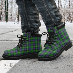 ScotsTee Shop Scottish Tait Modern Clan Tartan All Season Boots
