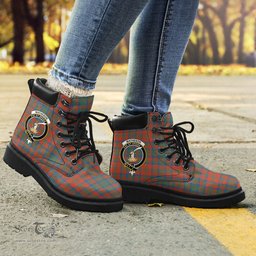 ScotsTee Shop Scottish Matheson Ancient Clan Crest Tartan All Season Boots