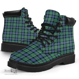 ScotsTee Shop Scottish Rose Hunting Ancient Clan Tartan All Season Boots