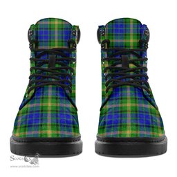 ScotsTee Shop Scottish Maitland Clan Crest Tartan All Season Boots