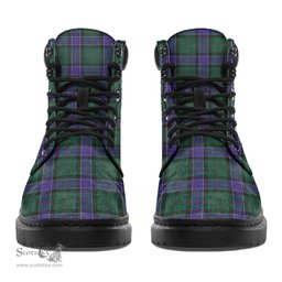 ScotsTee Shop Scottish Sinclair Hunting Modern Clan Tartan All Season Boots
